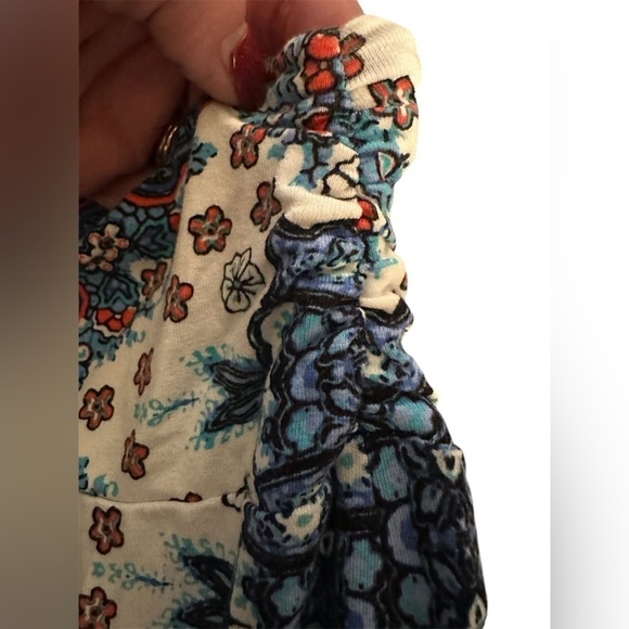 Artisan NY maxi skirt Large mixed media pull on White Lotus Boho Hippie - Picture 9 of 9